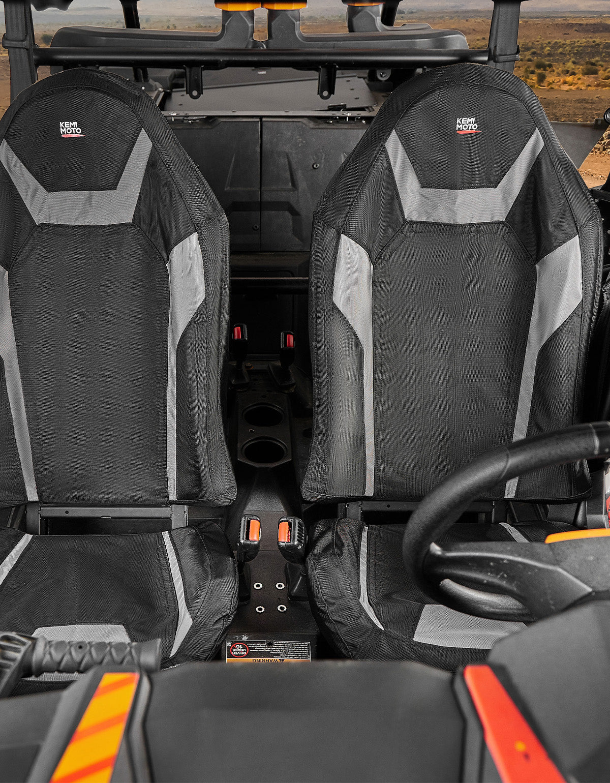 Kemimoto Seat Covers 1680D for Polaris RZR XP 1000 Turbo