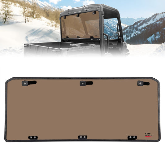 Kemimoto Anti-UV Tinted Rear Windshield for Polaris Ranger Midsize