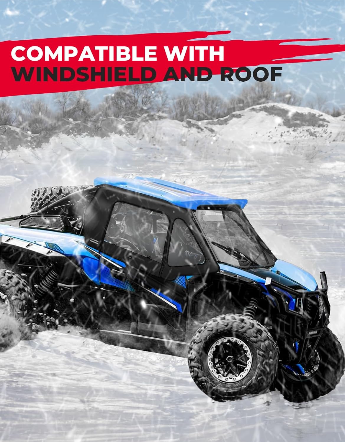 Kemimoto Soft Upper Doors for Kawasaki Teryx KRX 1000