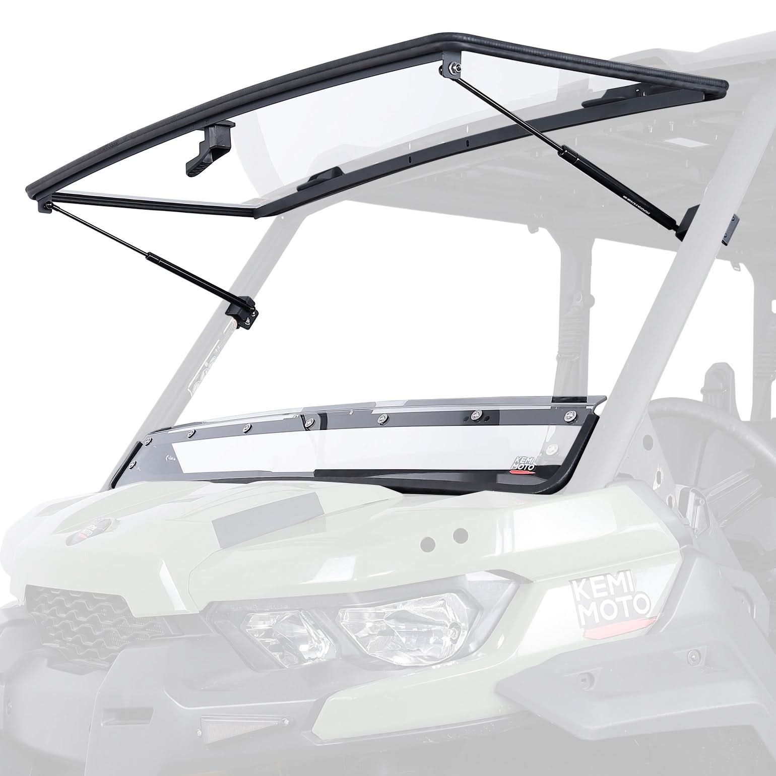 Kemimoto Flip Front Windshield for Can‑Am Defender / Defender MAX (2016+)