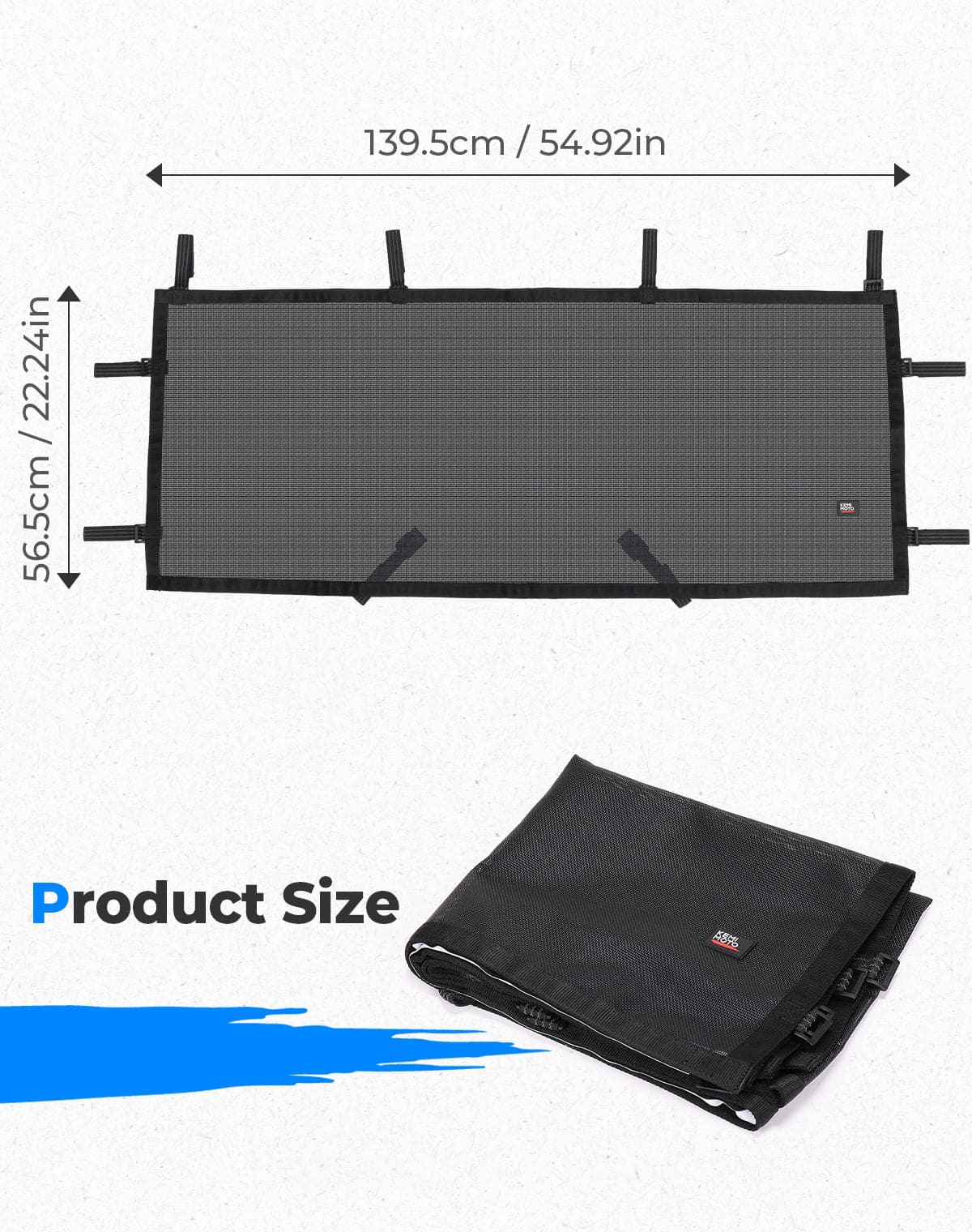 Kemimoto Rear Window Net for Tracker 800SX Crew 2020-2024