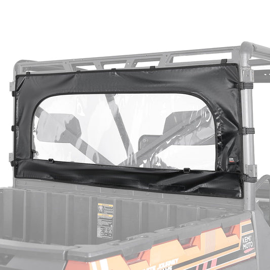 Kemimoto Zippered Rear Window for Polaris Ranger XP 1000 Crew