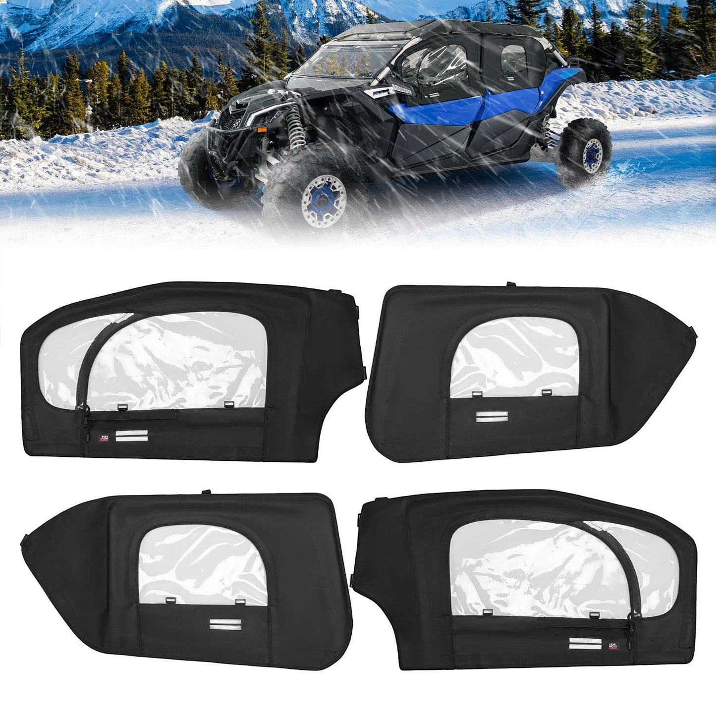 Soft Cab Enclosures with Metal Frame for Can‑Am Maverick X3 MAX