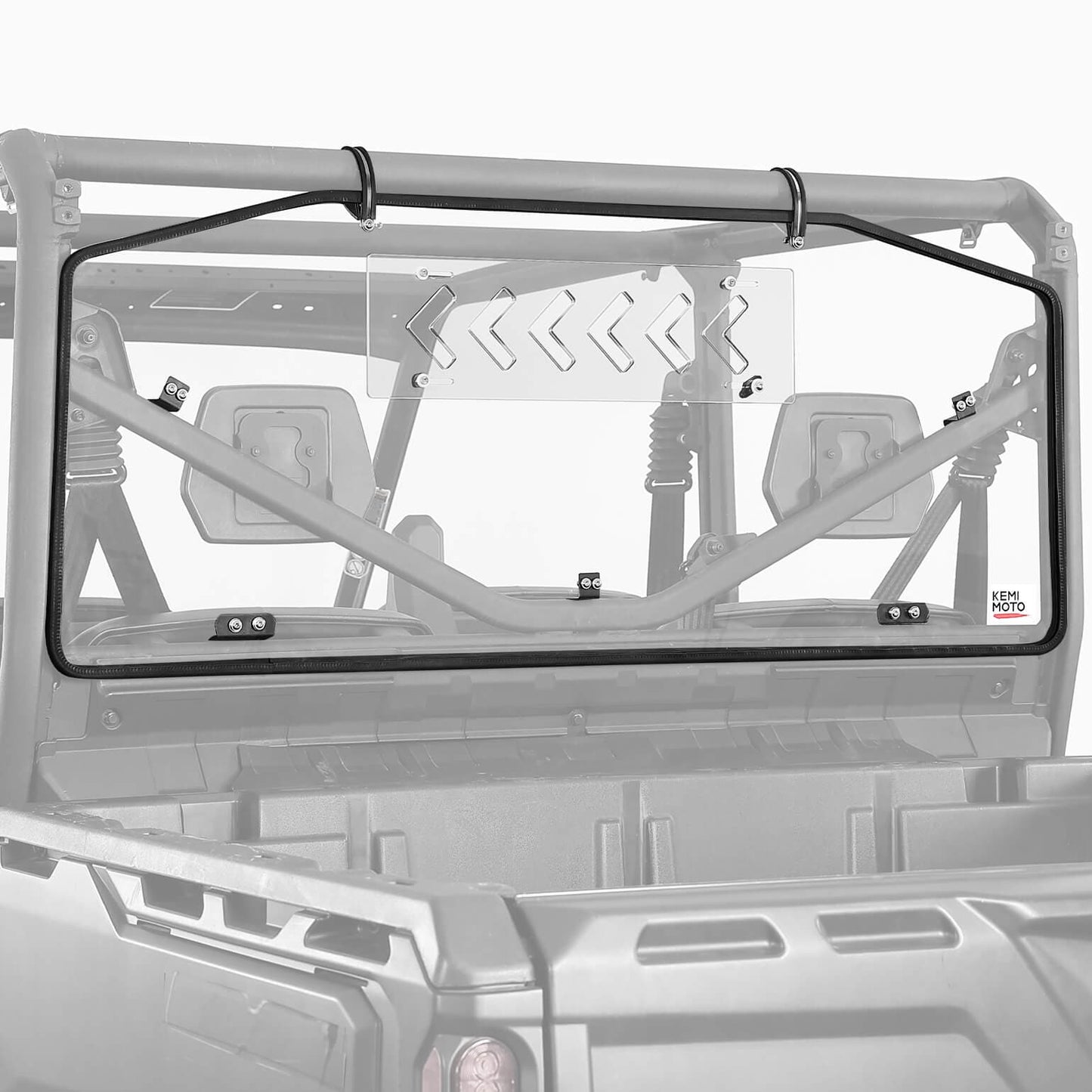 Kemimoto Vented Sliding Rear Windshield for Can‑Am Defender HD10‑HD7