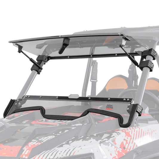 Kemimoto 2-IN-1 Flip Up Windshield for Polaris RZR XP 1000