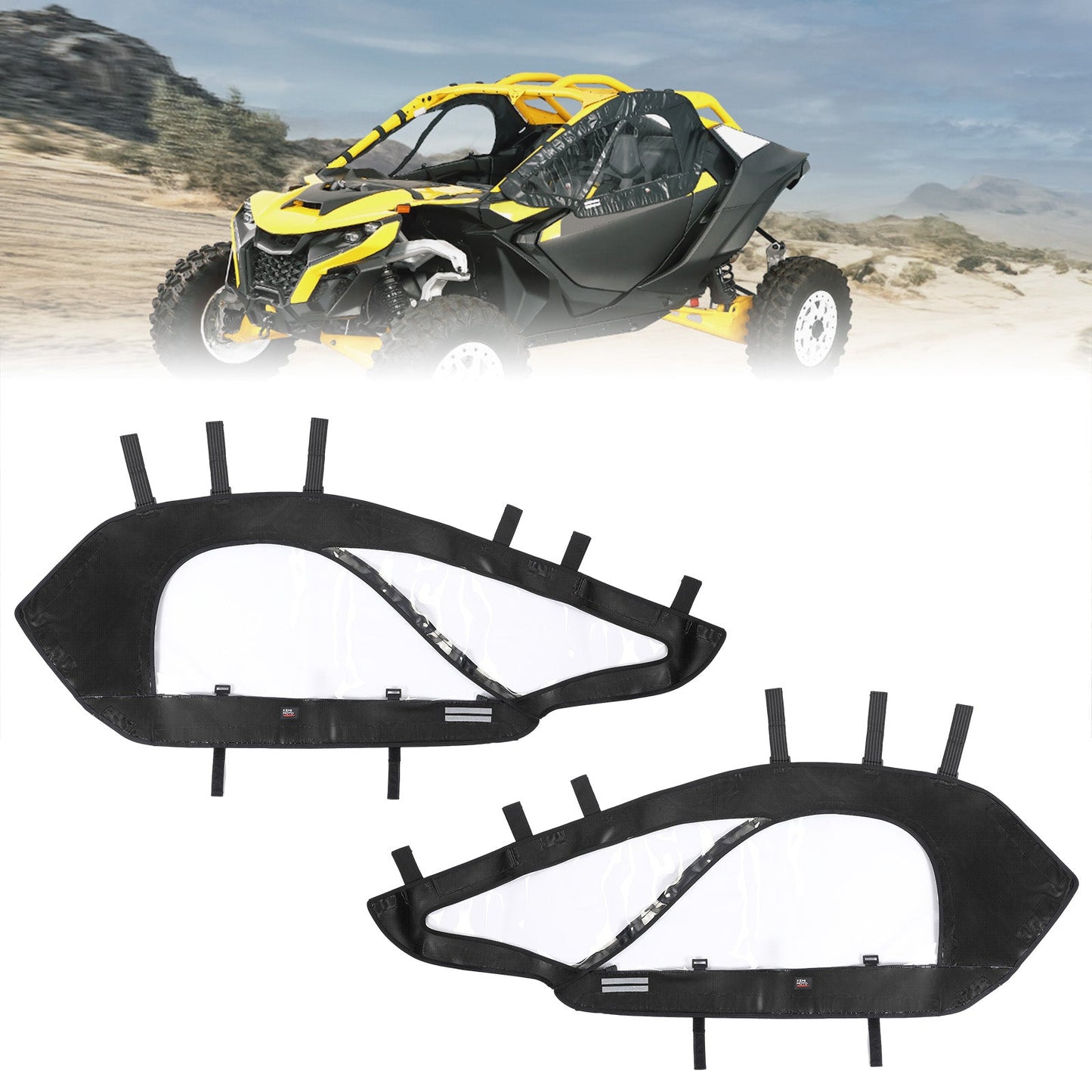 Soft Upper Doors for Can-Am Maverick R