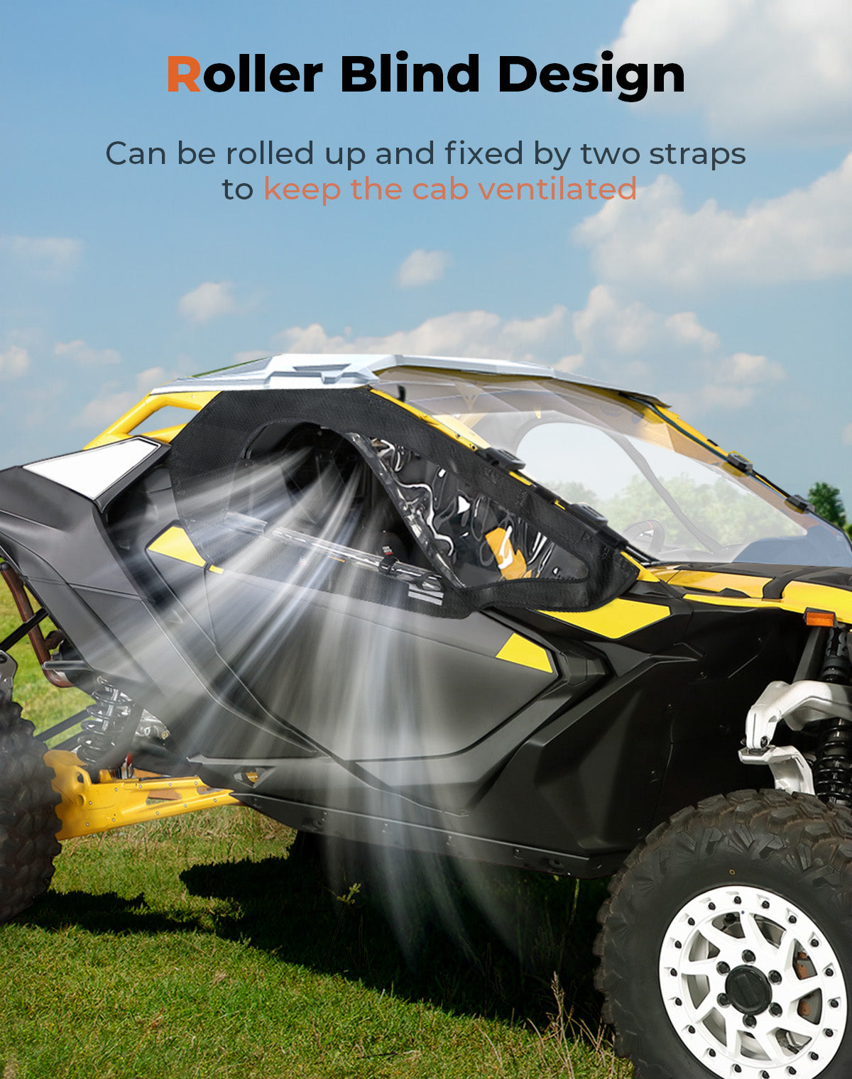 Soft Upper Doors for Can-Am Maverick R
