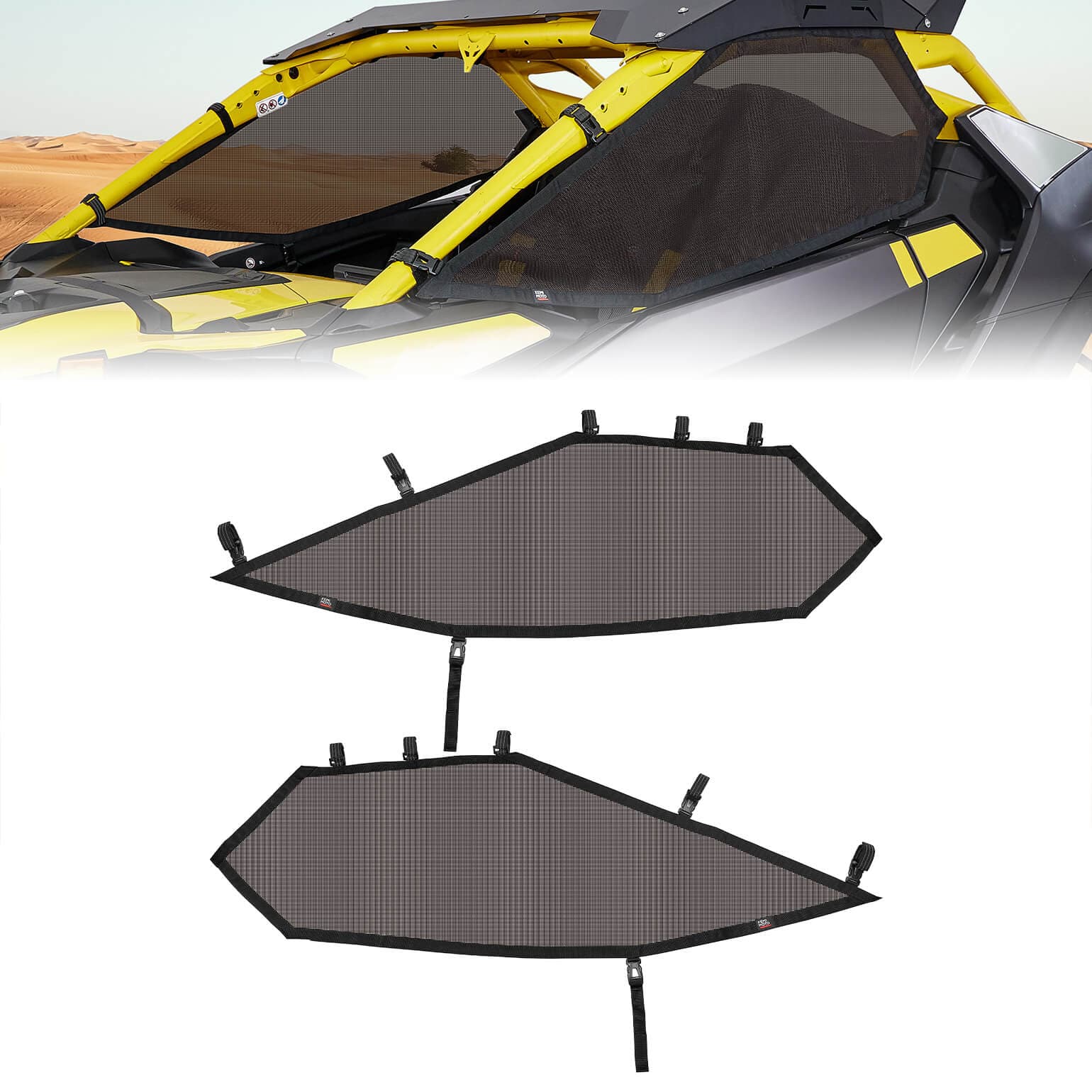 Kemimoto Window Nets for Can‑Am Maverick R 2024+