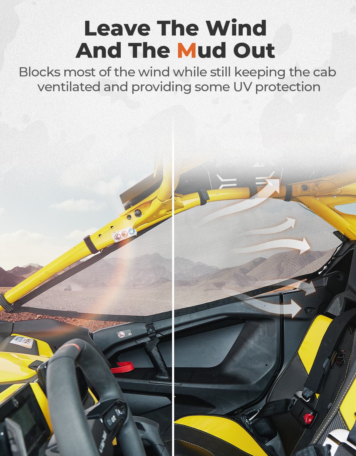 Kemimoto Window Nets for Can‑Am Maverick R 2024+