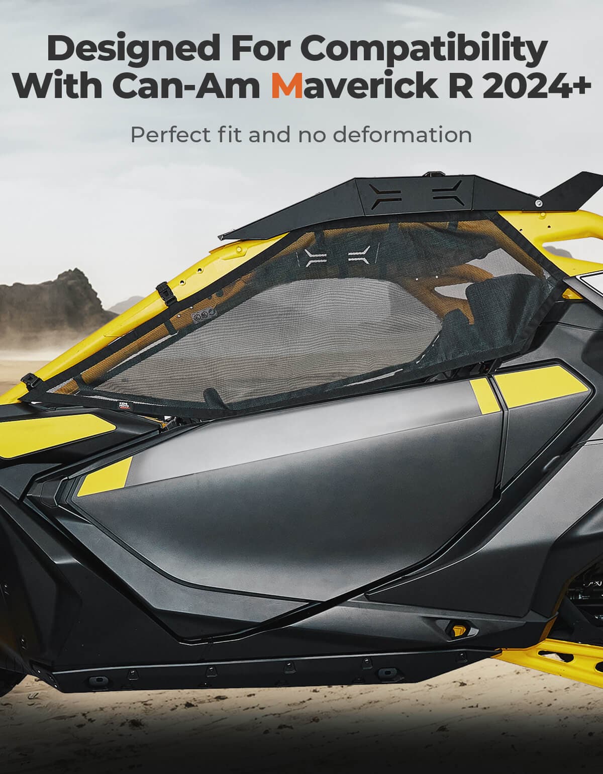 Kemimoto Window Nets for Can‑Am Maverick R 2024+
