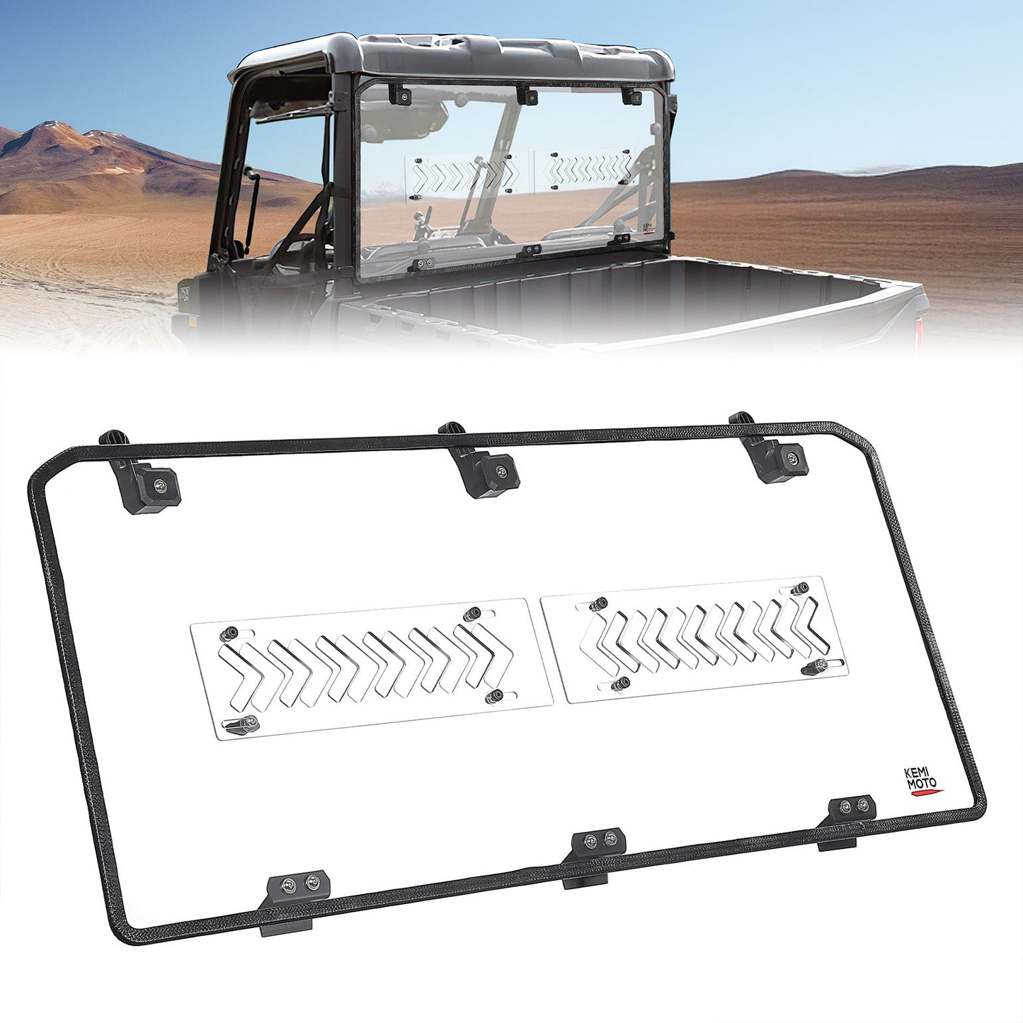 Rear Window for Polaris Ranger Midsize 500/570/SP 570/Crew/ETX/EV 2015-2026