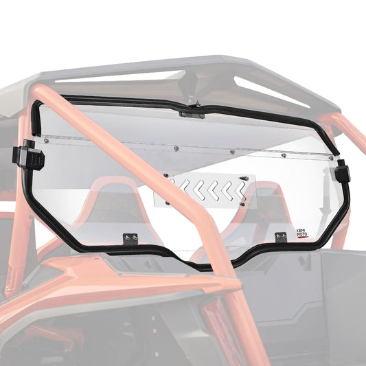 Kemimoto 2-IN-1 Sliding Rear Window for Honda Talon 1000X/R