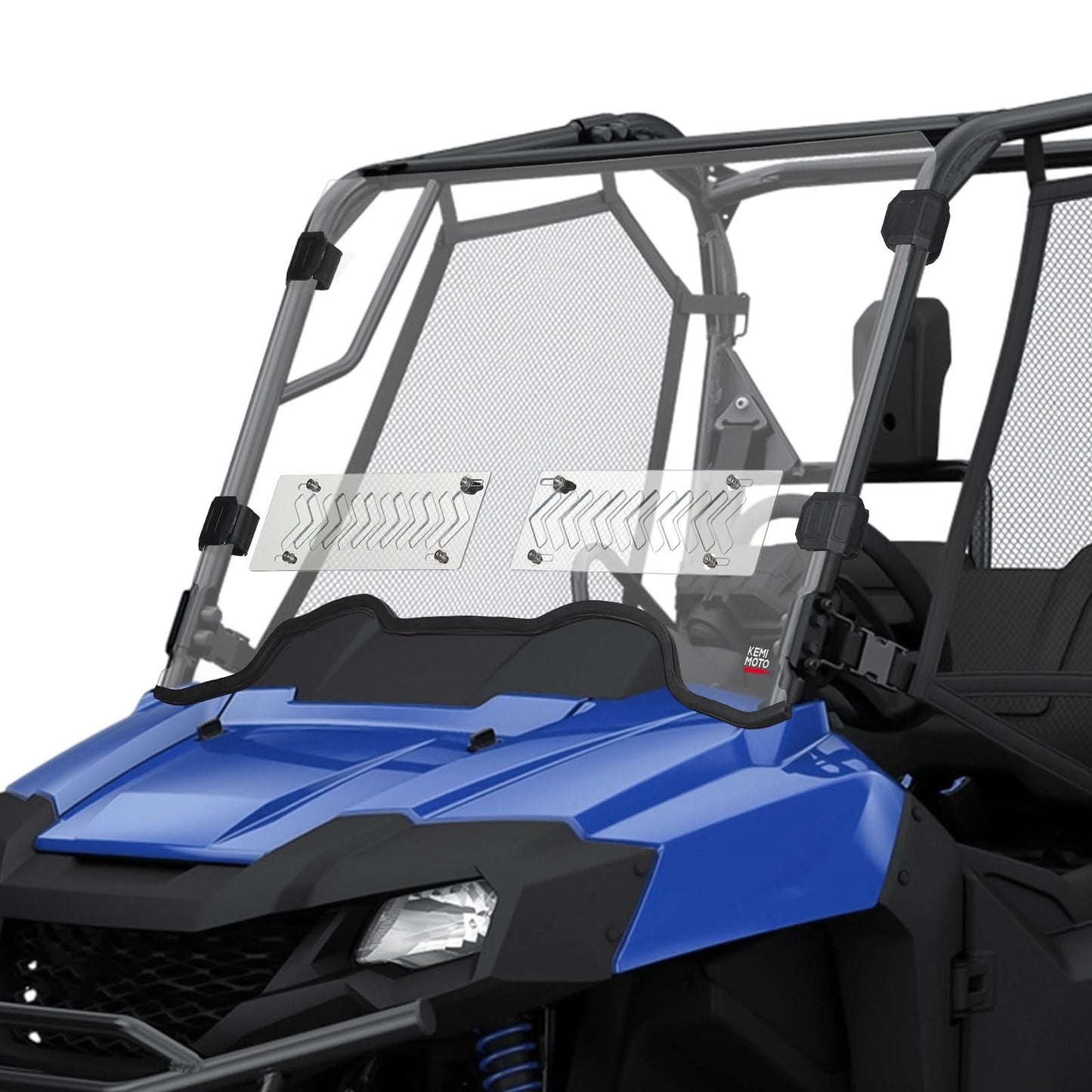 Kemimoto UTV Front Windshield with Sliding Window for Pioneer 700/700‑4 2014‑2026