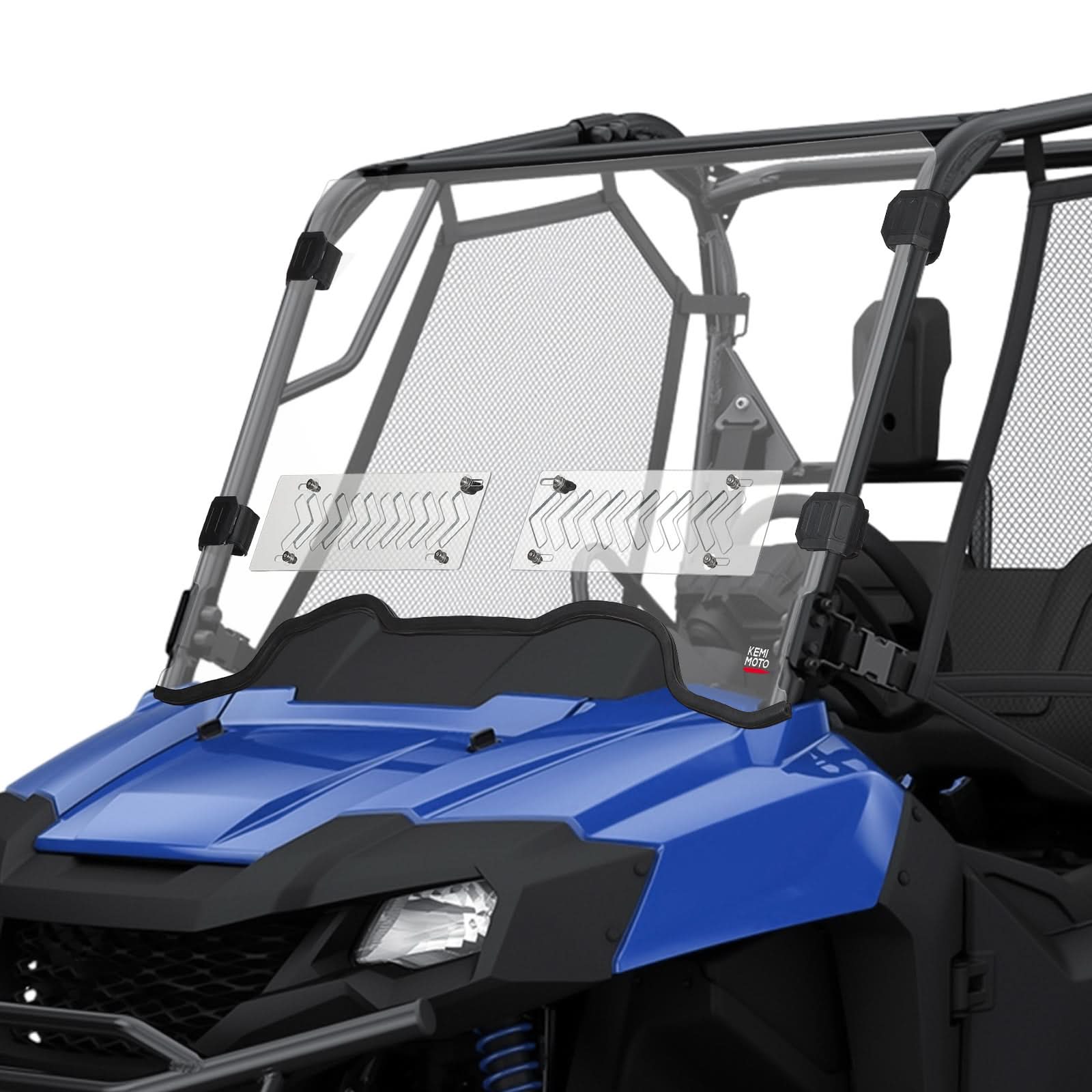 Kemimoto UTV Front Windshield with Sliding Window for Pioneer 700/700‑4 2014‑2026
