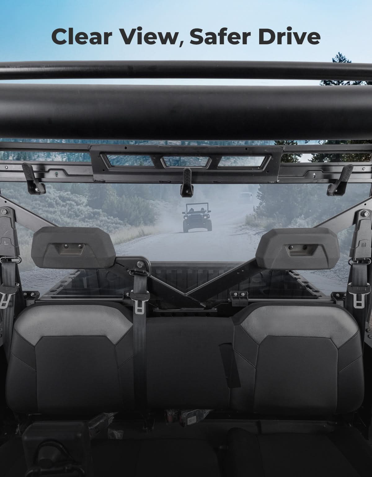 UTV Rear Window For Polaris Ranger