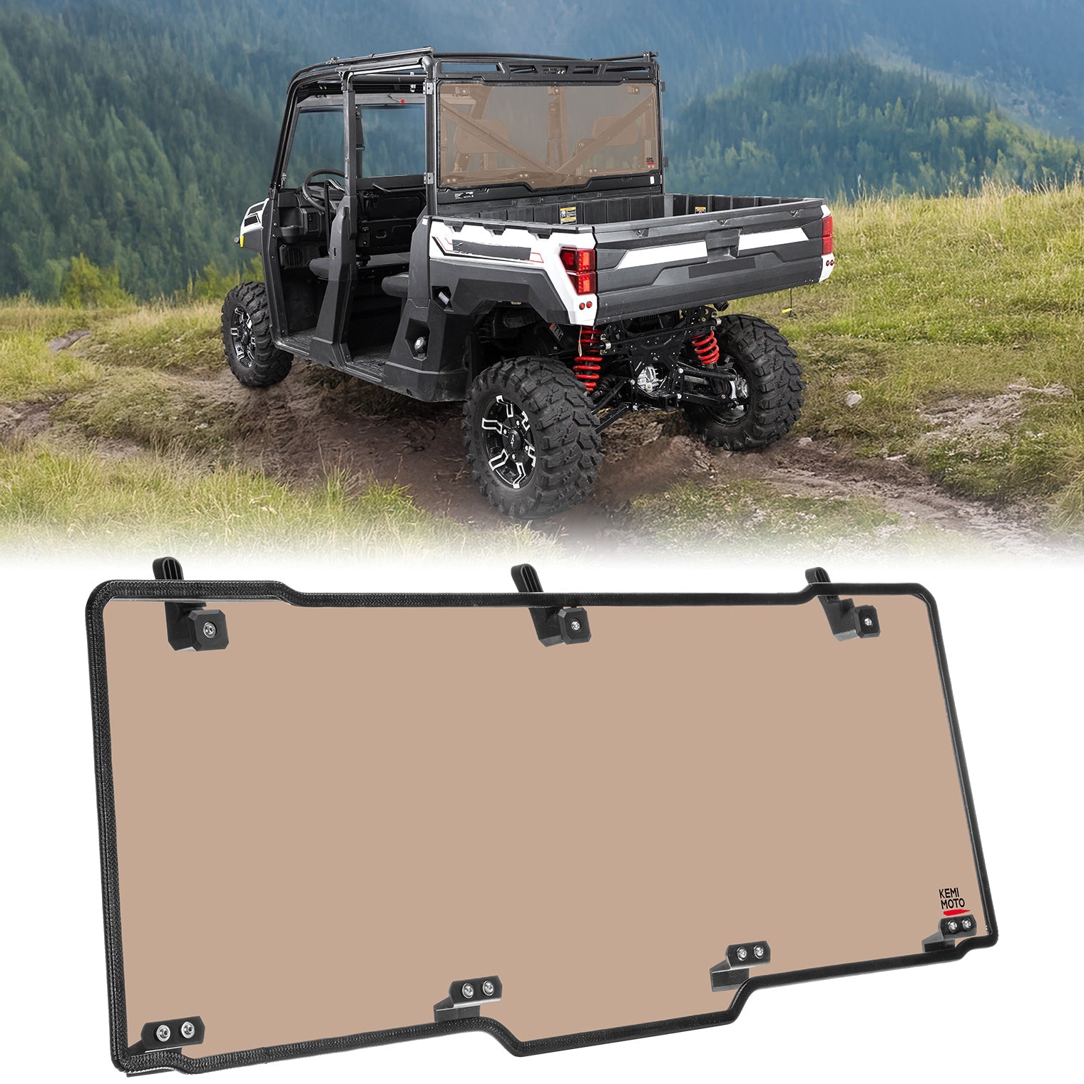 UTV Rear Window For Polaris Ranger