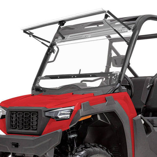 Kemimoto 3-In-1 Flip Front Windshield for Tracker 800SX