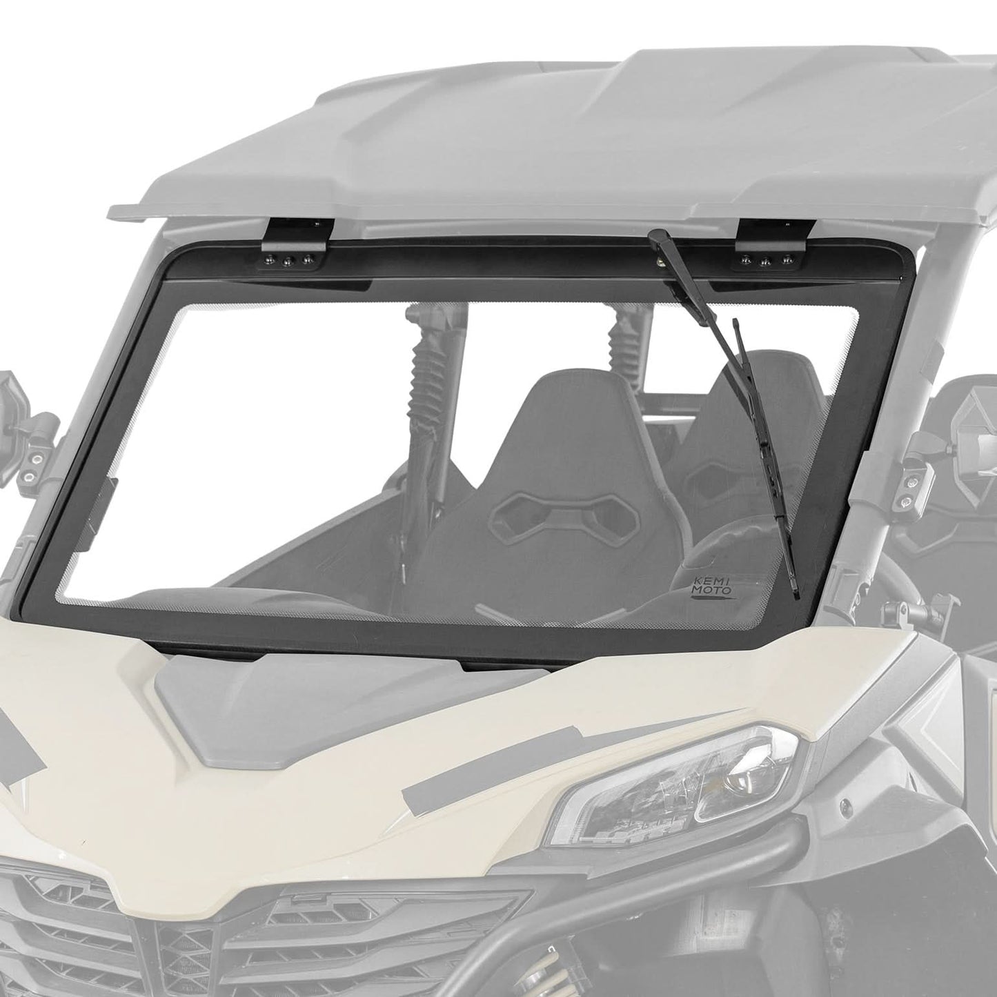 Kemimoto Front Windshield with Center Wiper for CFMOTO ZForce 950/800 (2023+)
