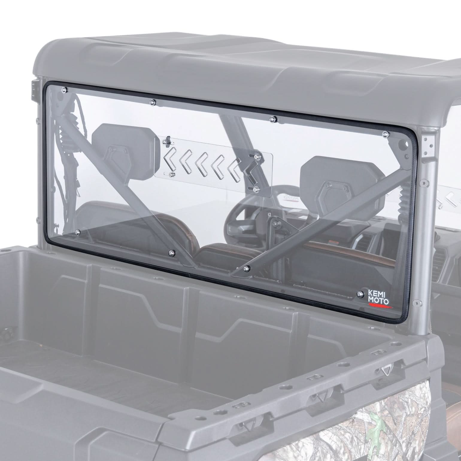 2-in-1 Vented Rear Windshield for CFMOTO UFORCE U10 Pro|XL