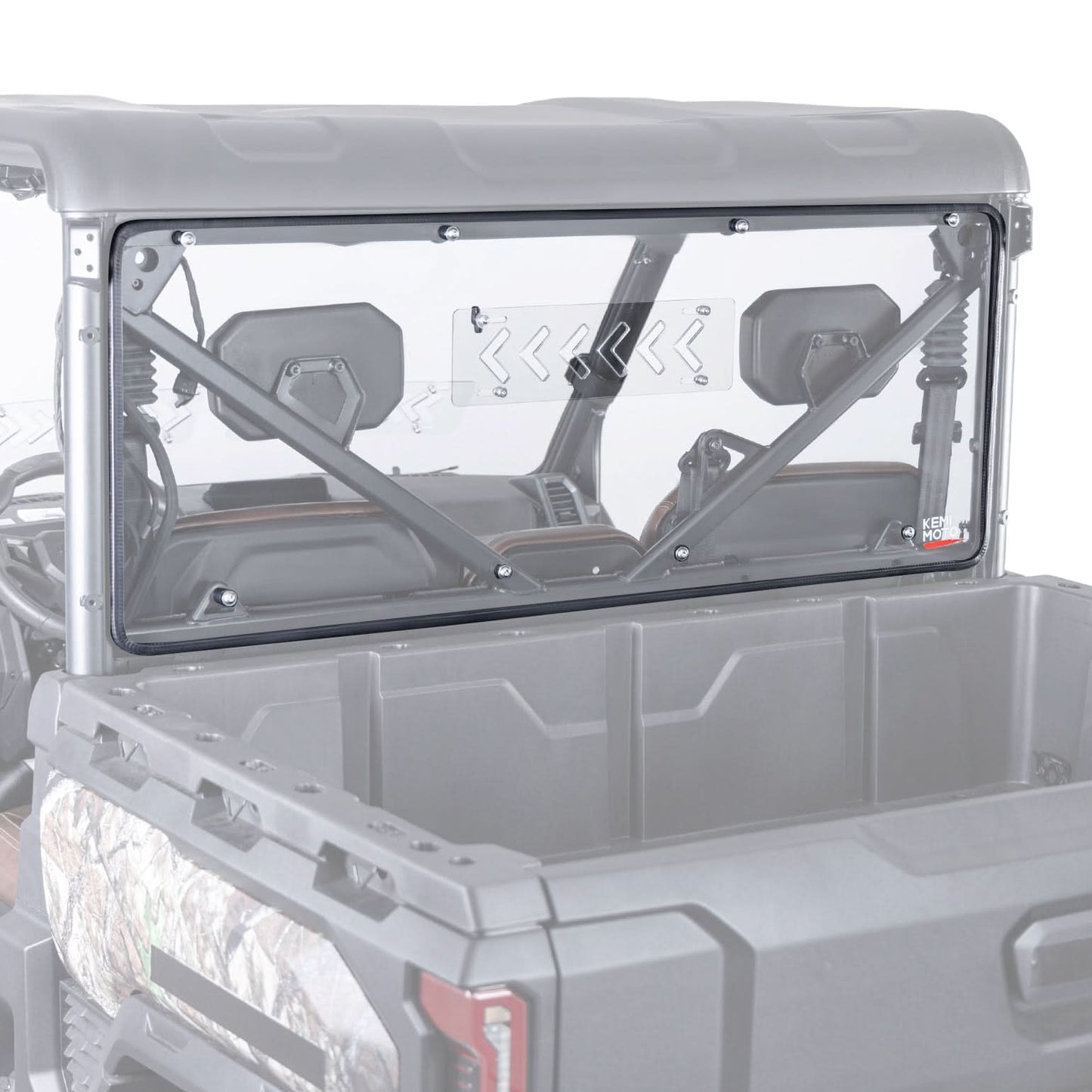 2-in-1 Vented Rear Windshield for CFMOTO UFORCE U10 Pro|XL