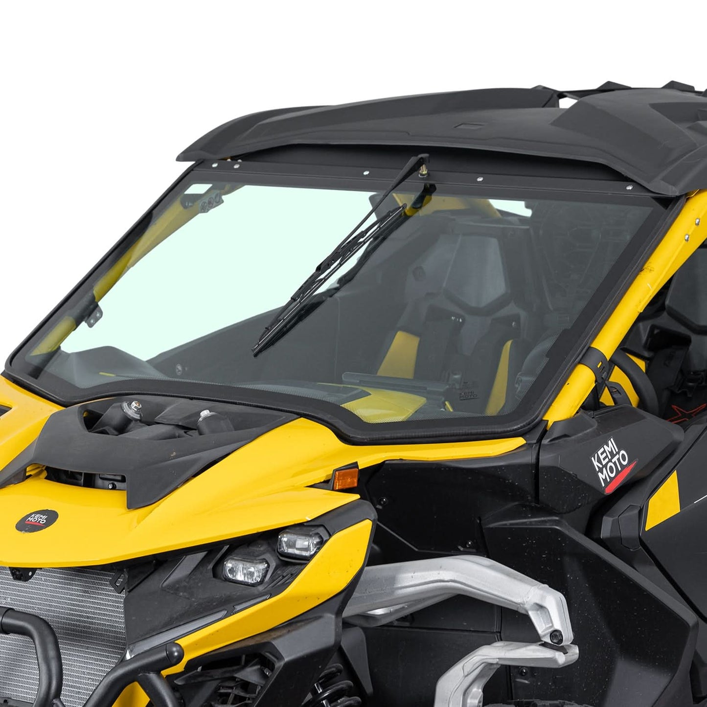 Kemimoto DOT Approved Full Glass Windshield for Maverick R 2024‑2026