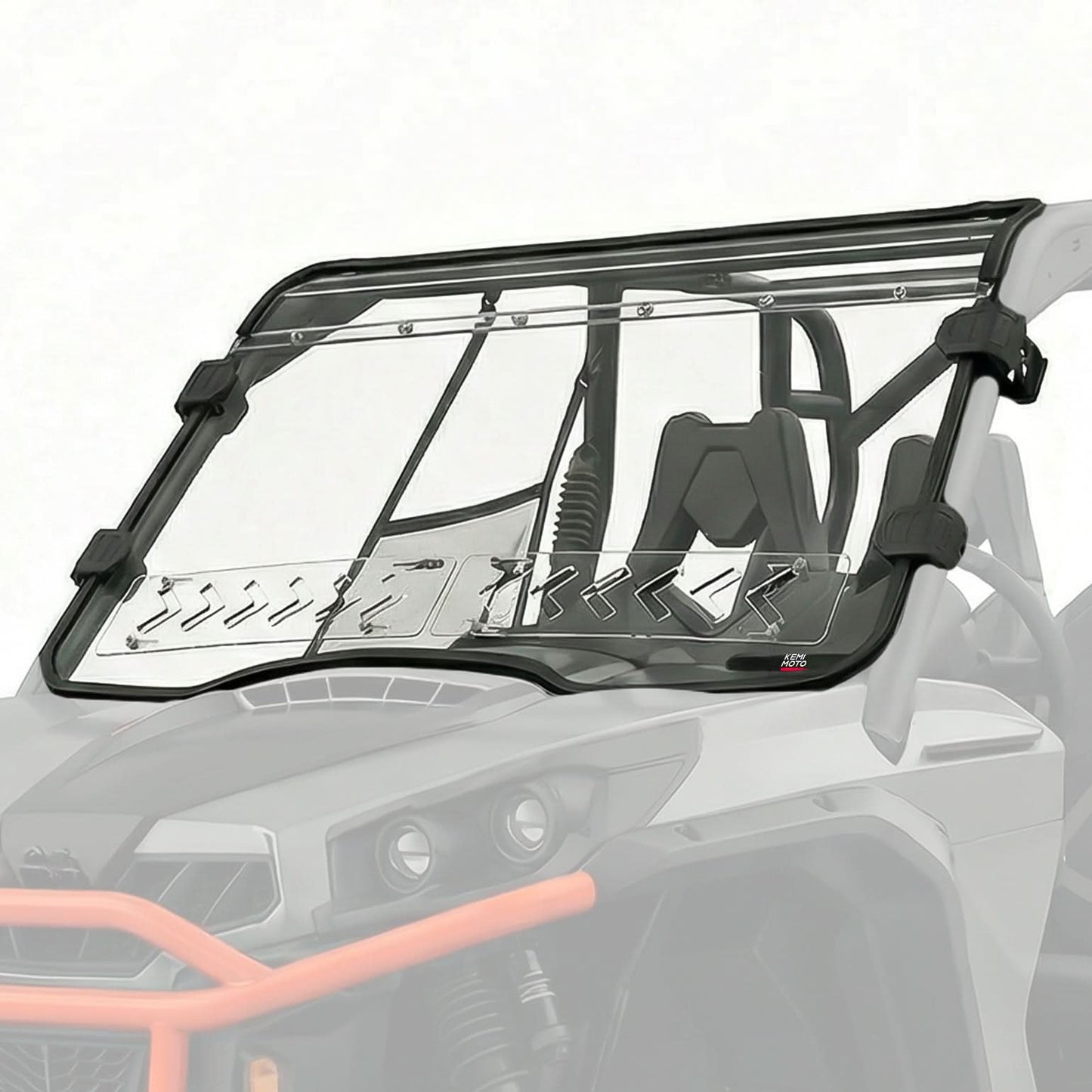 Kemimoto Vented Full Windshield For Can‑Am Maverick Sport/Trail & Commander