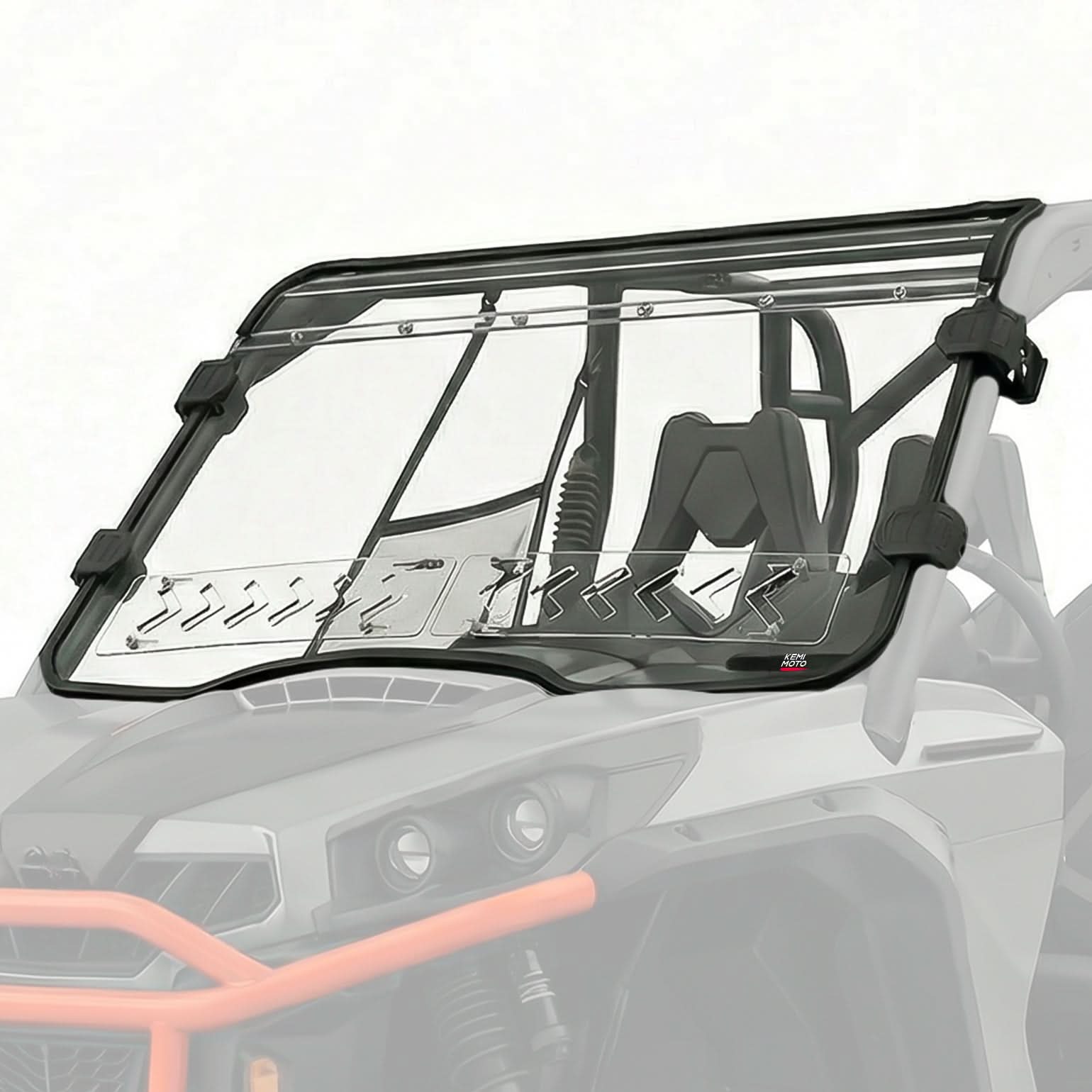 Kemimoto Vented Full Windshield For Can‑Am Maverick Sport/Trail & Commander