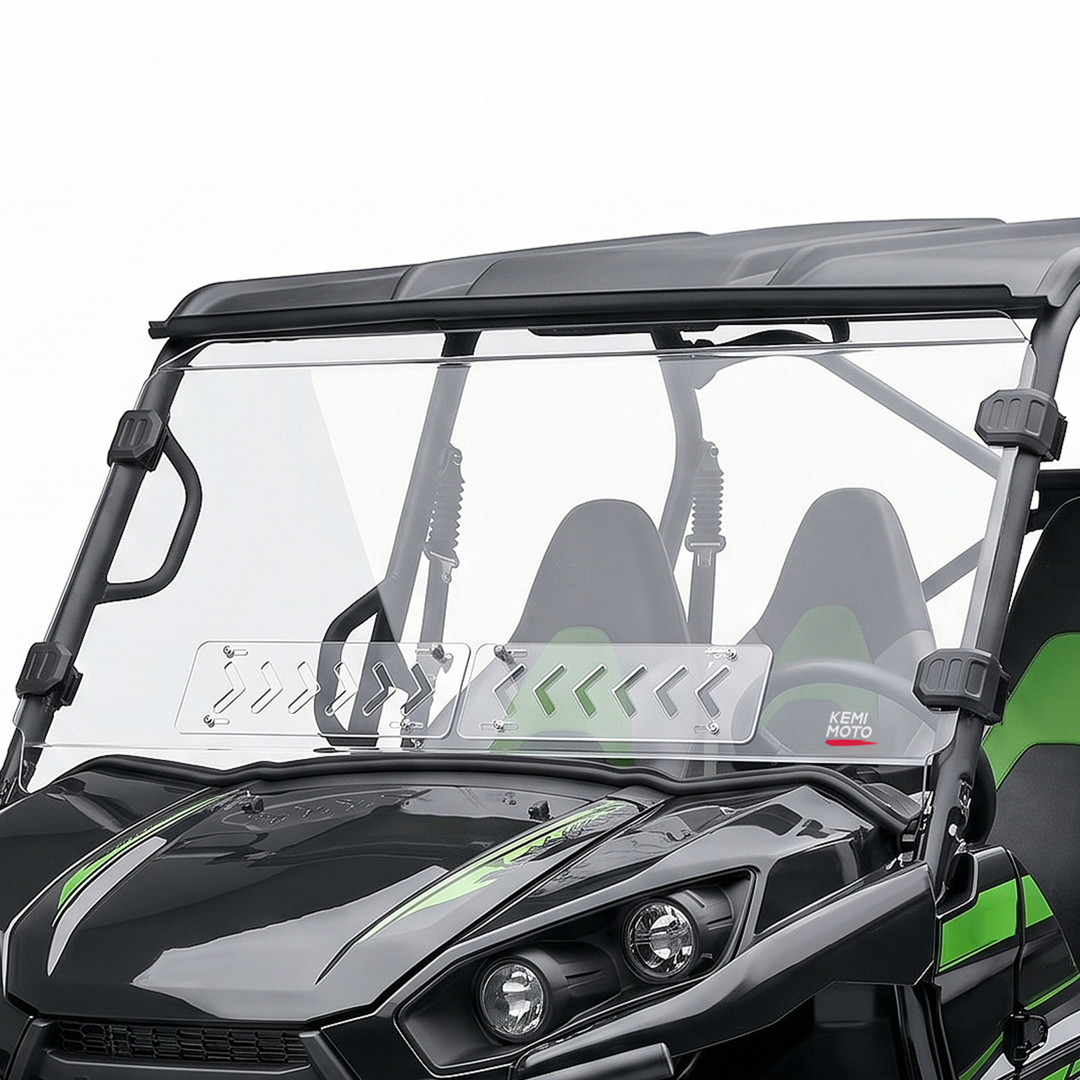 Kemimoto Vented Front Windshield for Kawasaki Teryx