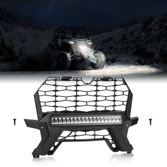 KEMIMOTO Mesh Grill Guard for Polaris RZR XP 1000 Turbo