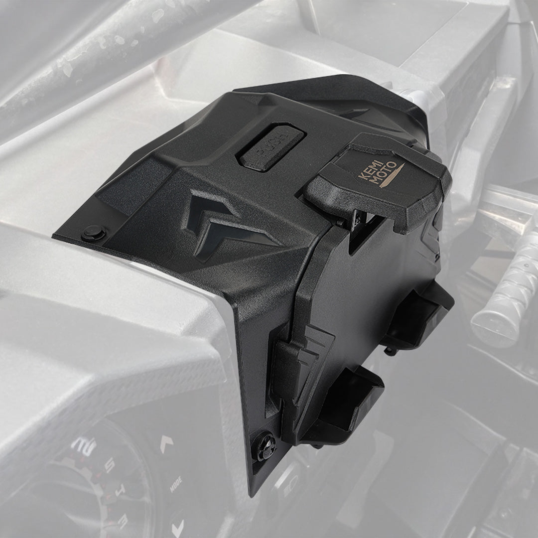 Kemimoto Tablet Mount Storage Box for Polaris RZR XP 1000