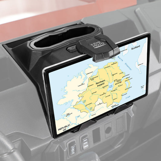 Kemimoto Tablet Holder GPS Mount for Polaris Ranger XP 1000