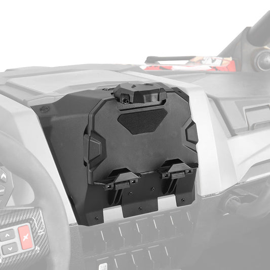 Kemimoto Tablet Holder with Storage Box for Polaris RZR