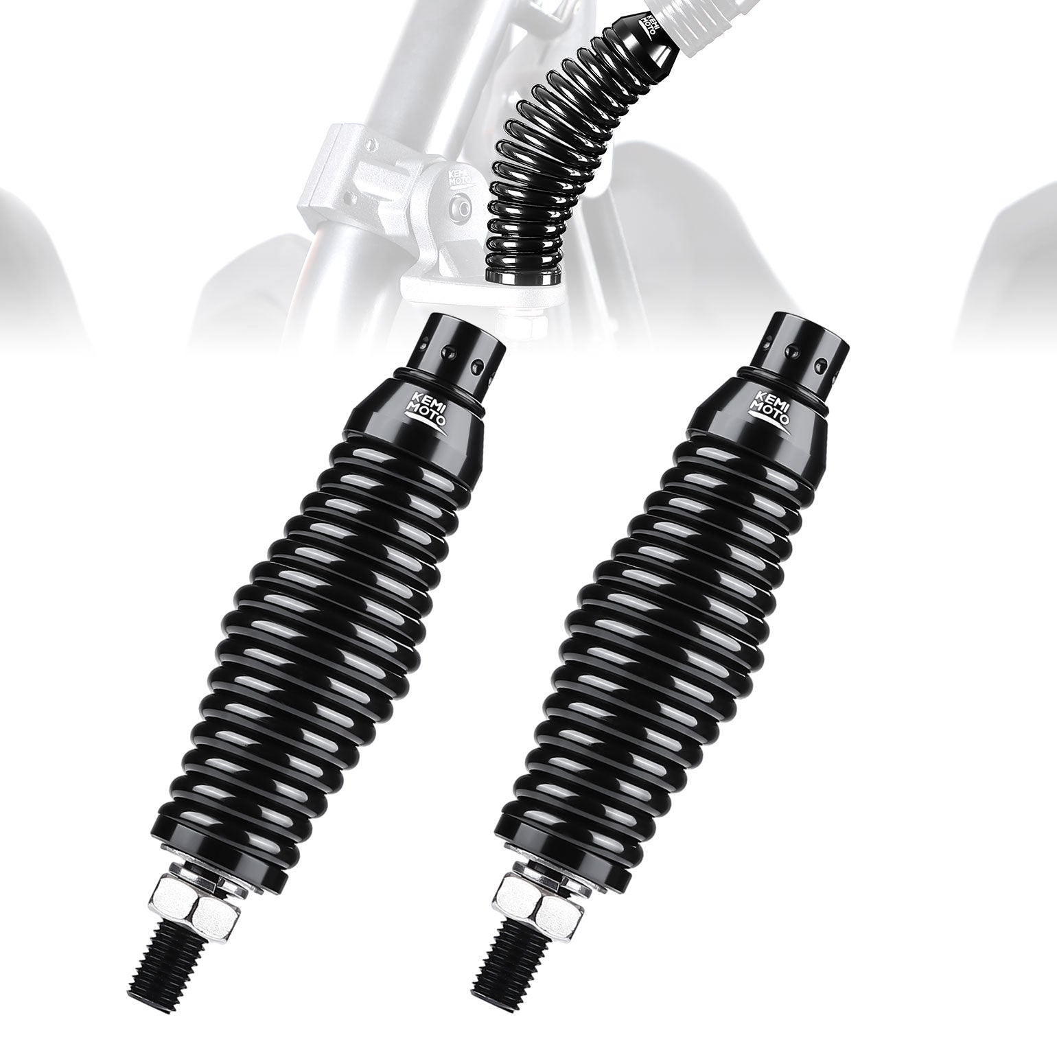 Kemimoto UTV/ATV Whip Lights Spring Mounting Base