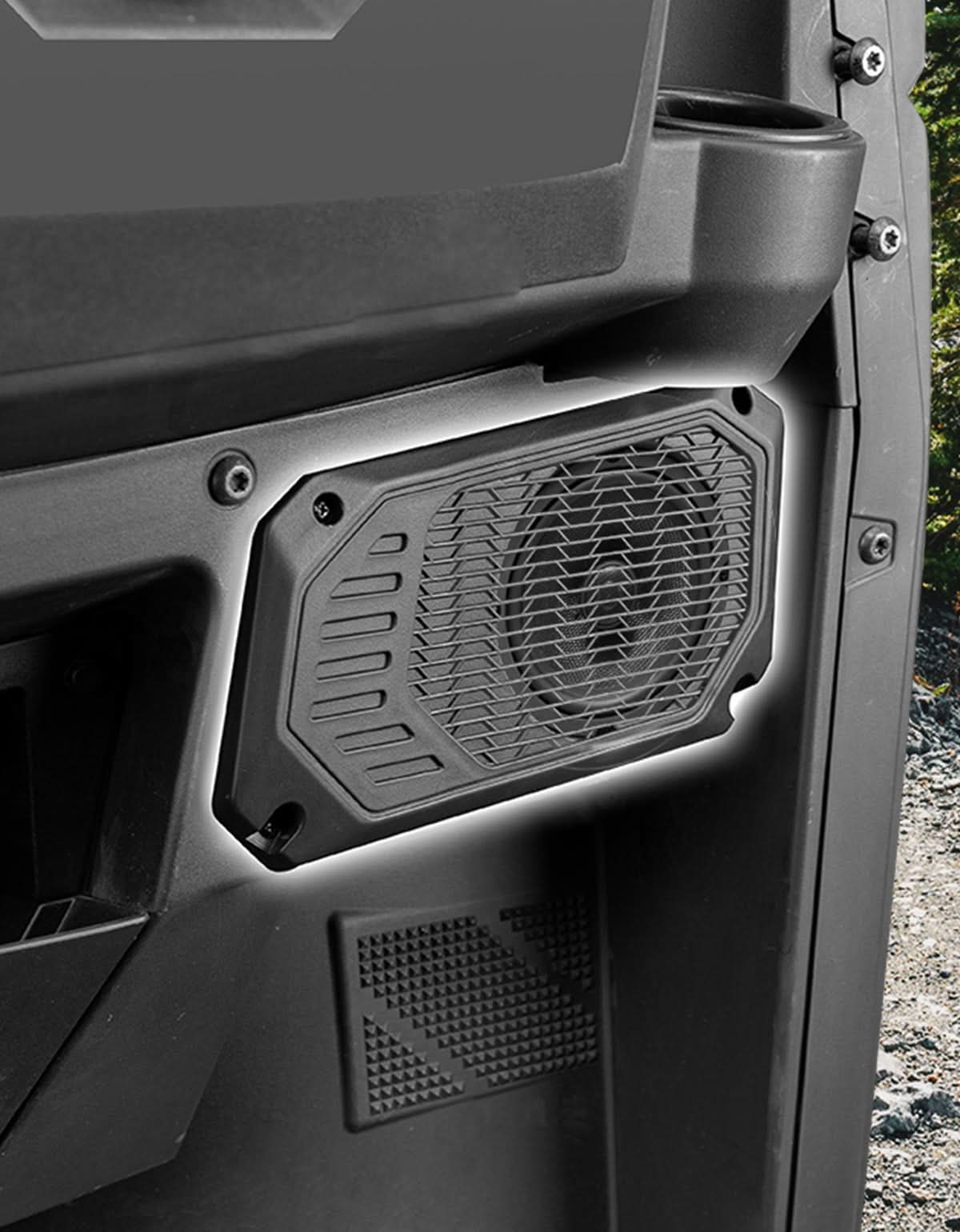 Kemimoto Rear Roof Speaker Pods for Polaris Ranger 2018-2025