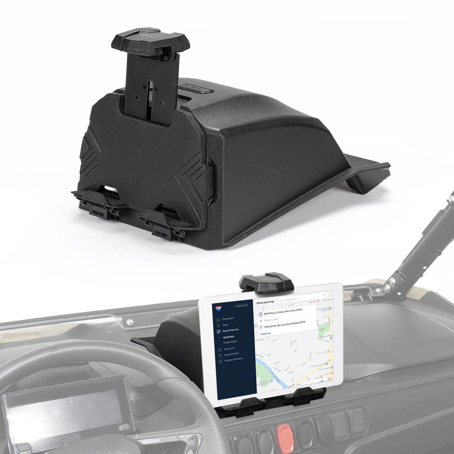 Kemimoto Tablet Holder for CFMOTO ZForce 950/800 Trail 8-10L Storage