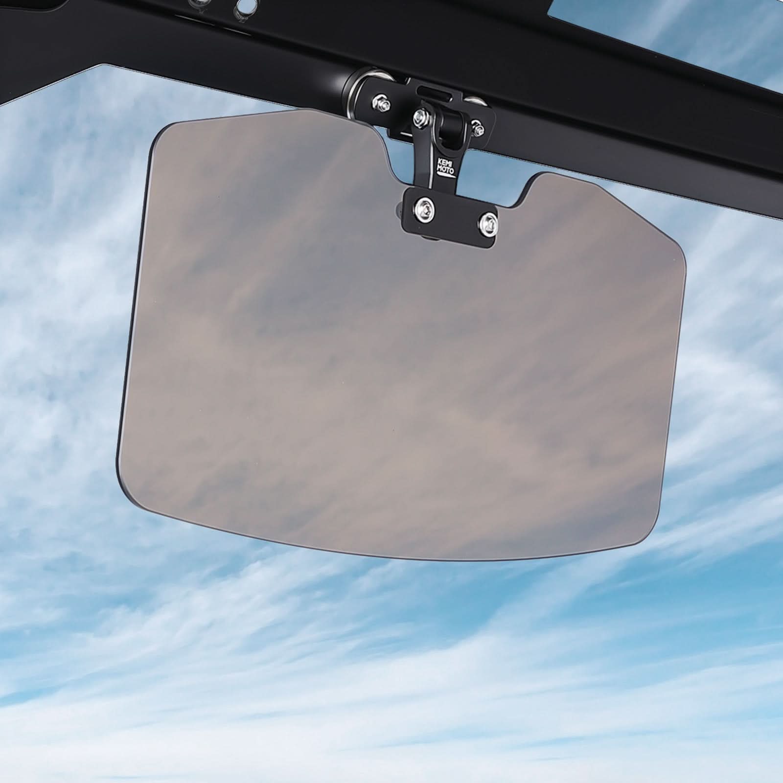 Kemimoto UTV Magnetic Sun Visor 4-in-1 Multifunction Black