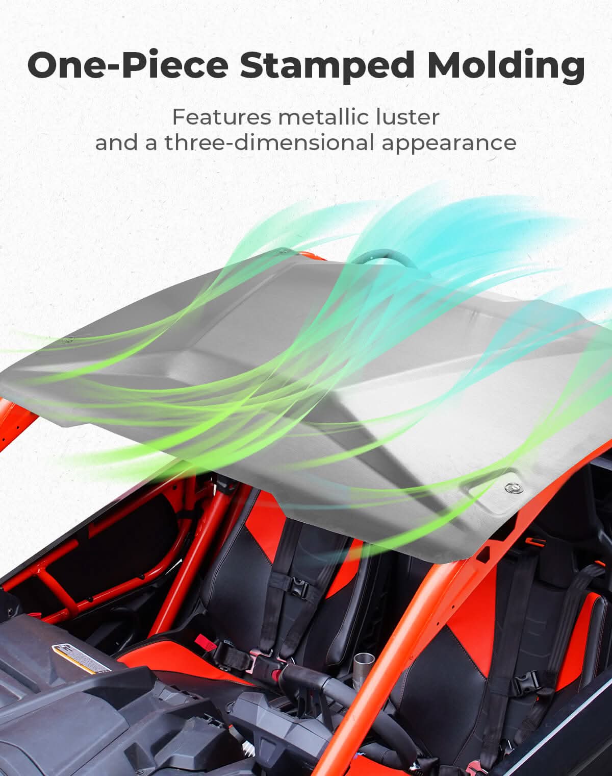 Aluminum Silver Roof for Can Am Maverick X3 2017-2026