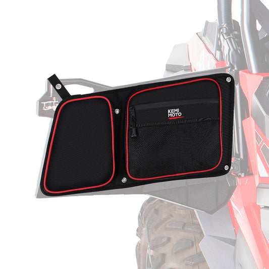 Kemimoto Rear Side Door Bag Knee Pad for Polaris RZR
