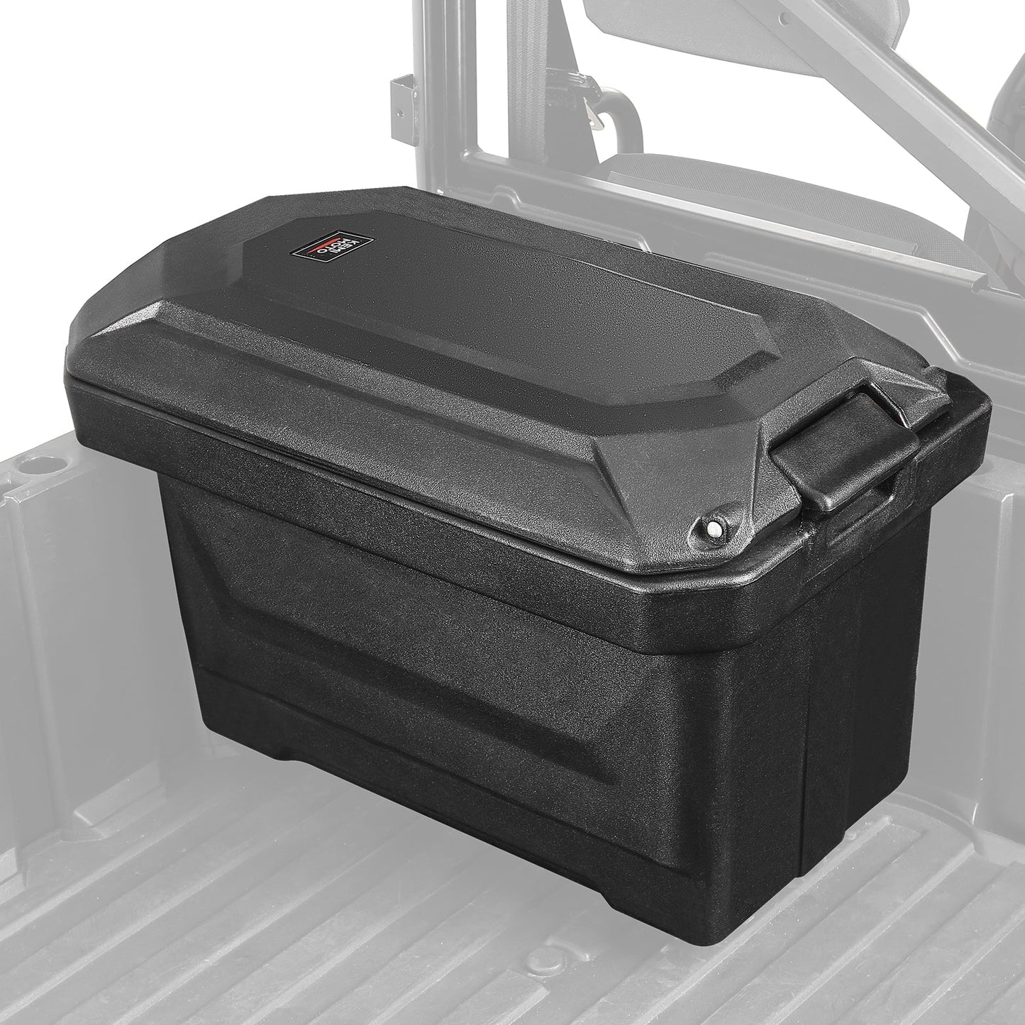 Kemimoto Side Mirrors & 45L Storage Box for Polaris Ranger