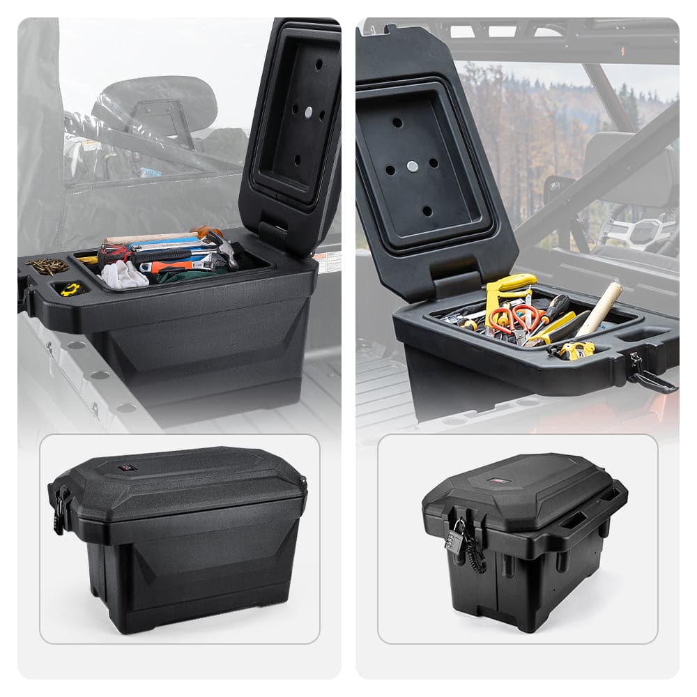 KEMIMOTO Size Cargo Box for Polaris Ranger Driver Passenger