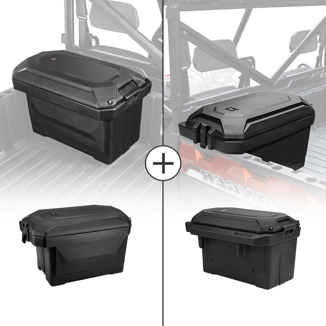 KEMIMOTO Size Cargo Box for Polaris Ranger Driver Passenger