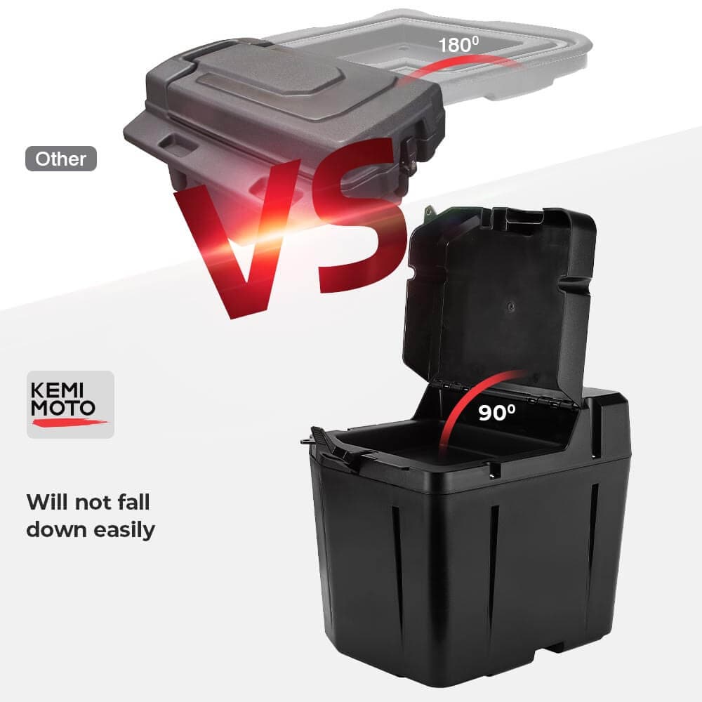 KEMIMOTO Polaris Ranger Waterproof UTV Seat Cover And Storage Box