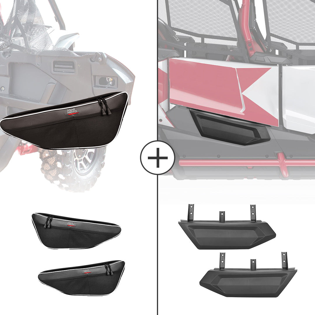 Kemimoto Door Bags & UTV Lower Panel Insert for Talon
