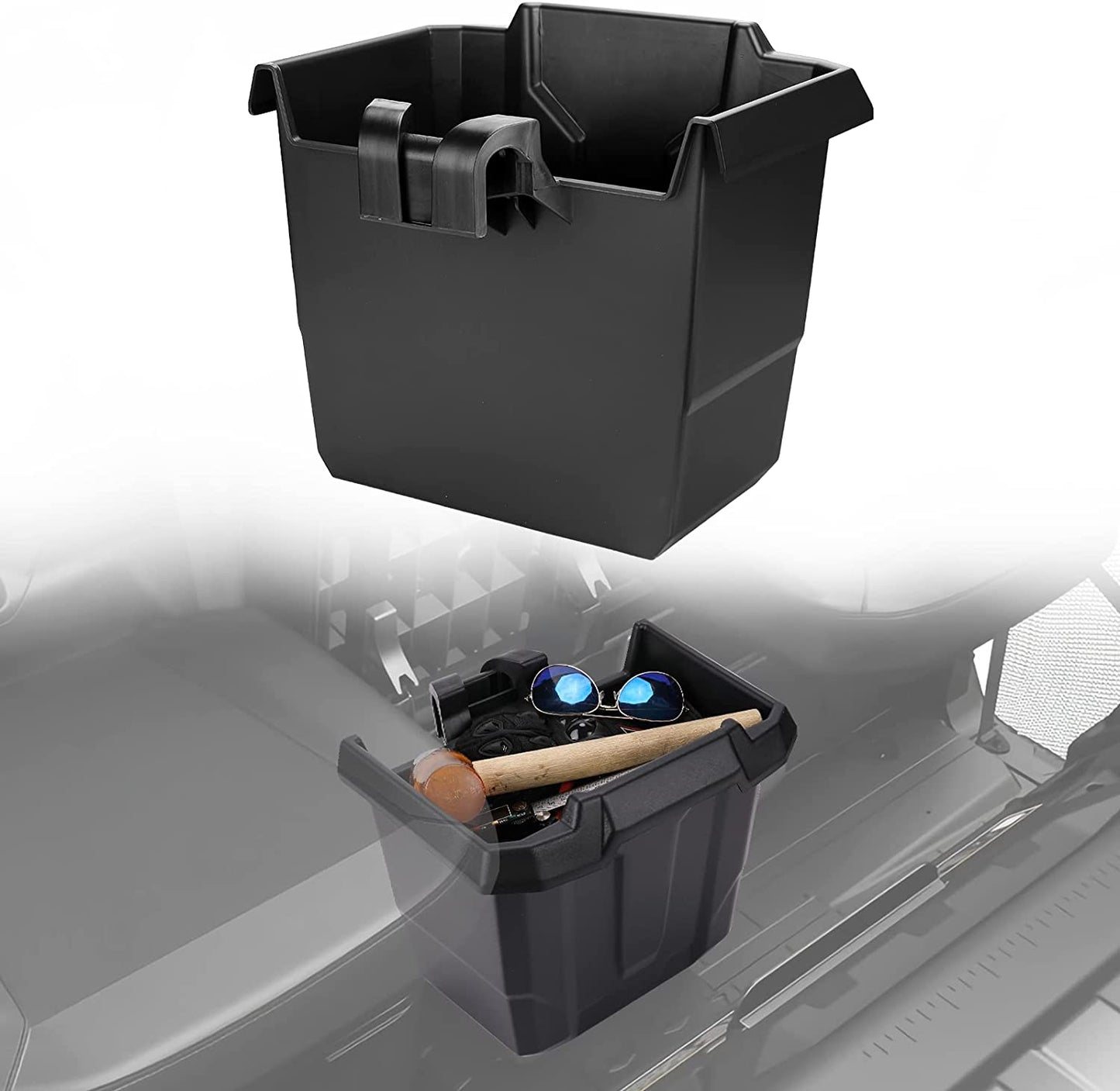 Kemimoto Underseat Storage Bin 2 Gal for Can-Am Defender