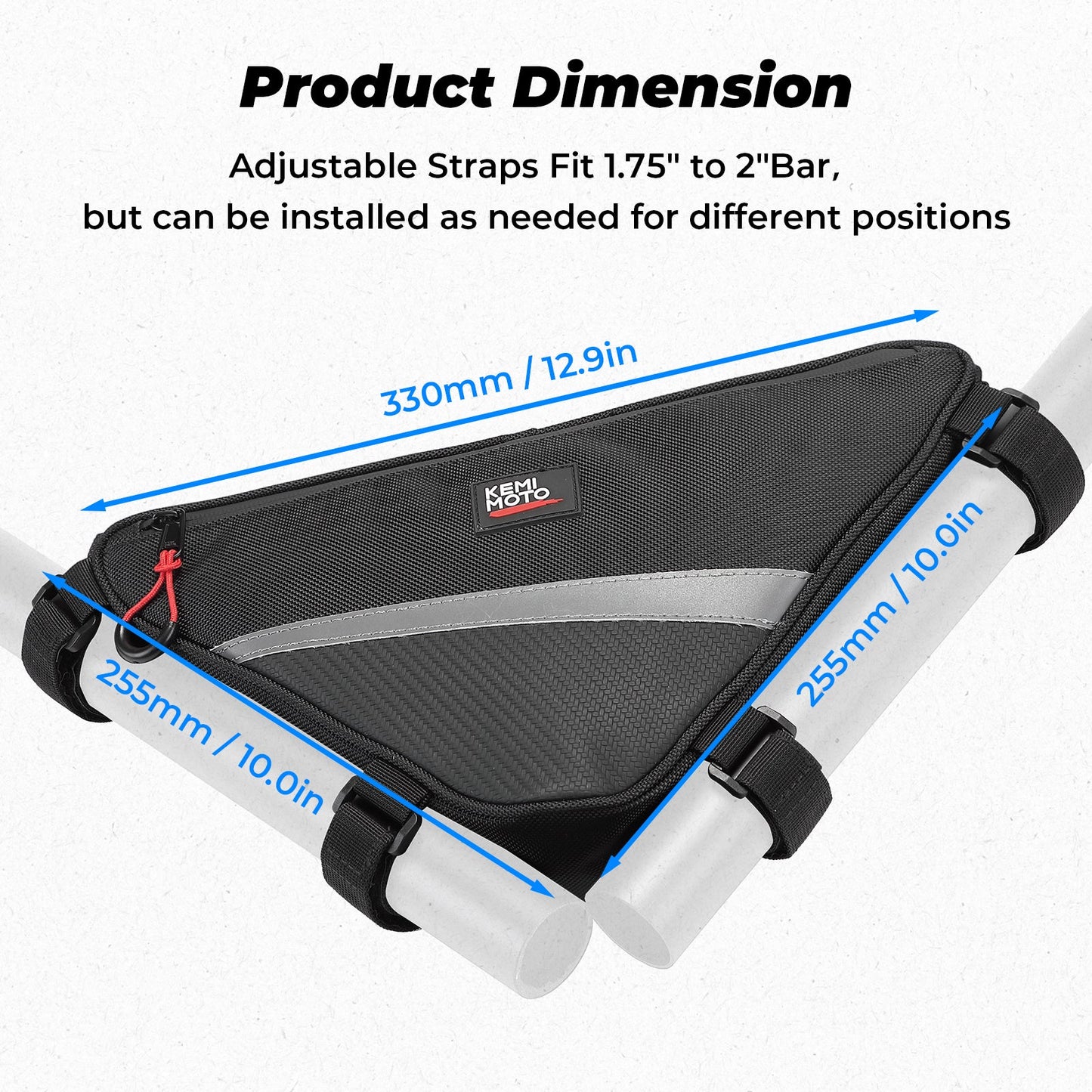 UTV Roll Bar Triangle Storage Bag