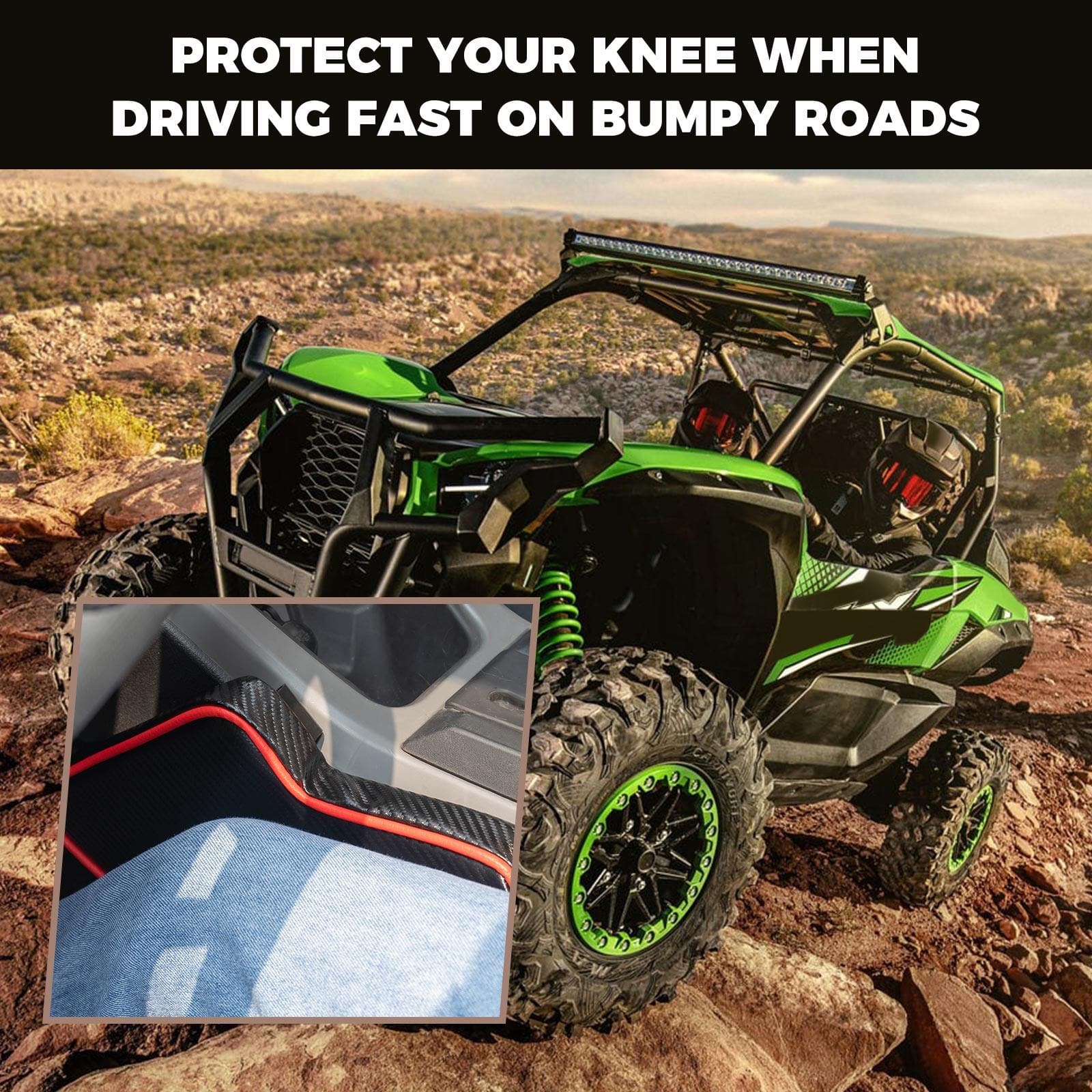 Kemimoto Teryx Protective Knee Pads 2 Pack Oxford Cloth