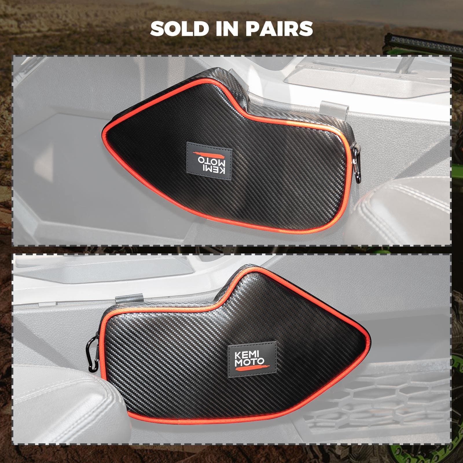 Kemimoto Teryx Protective Knee Pads 2 Pack Oxford Cloth