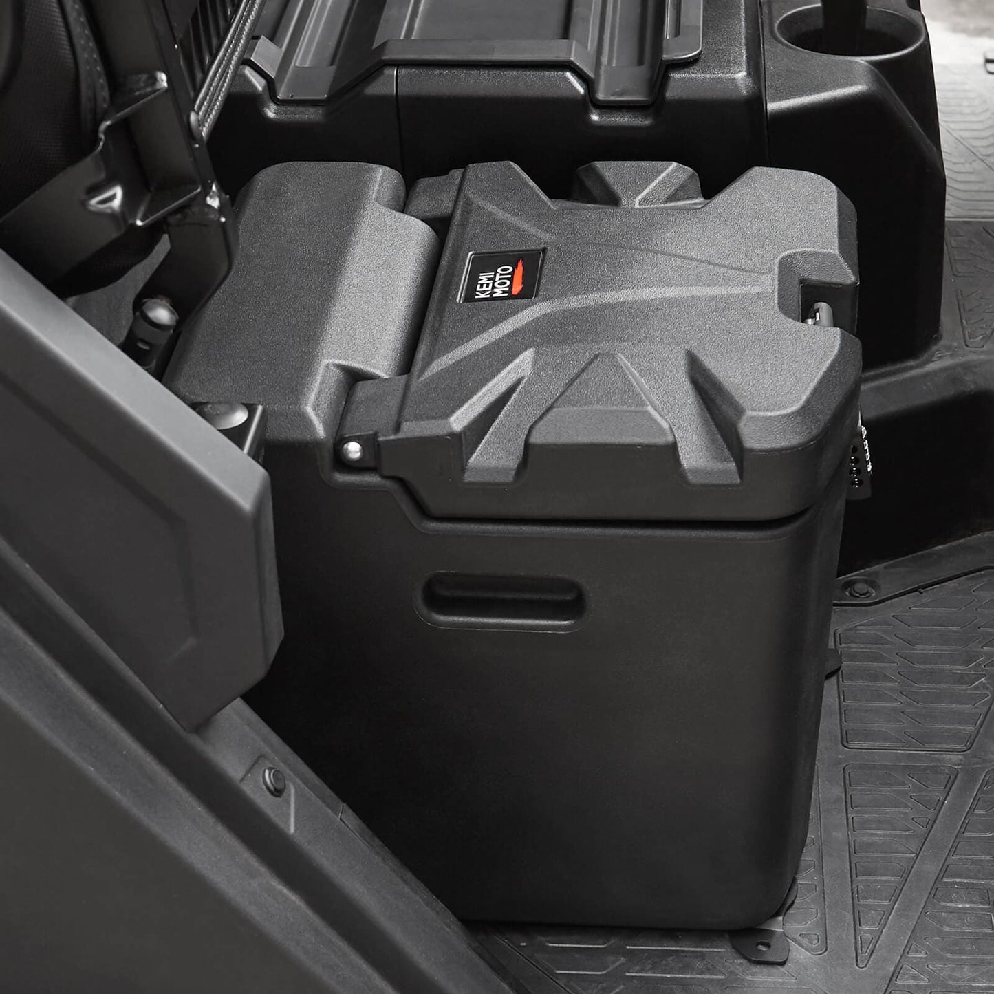 KEMIMOTO UTV Cargo Storage Box with Under‑Seat Compartment