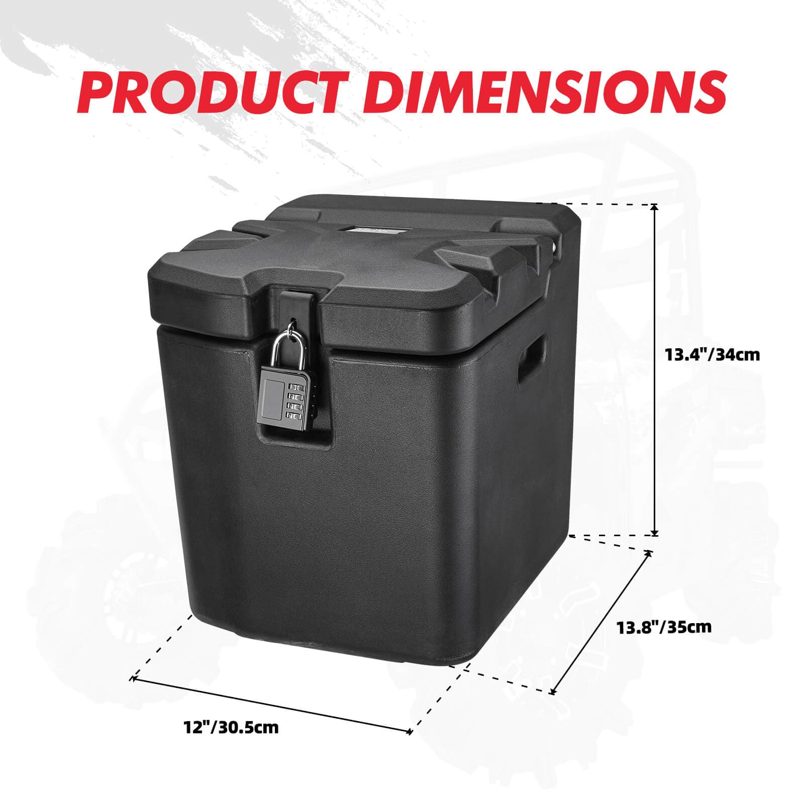 KEMIMOTO Polaris Ranger XP 1000 Under Seat Box Tail Light
