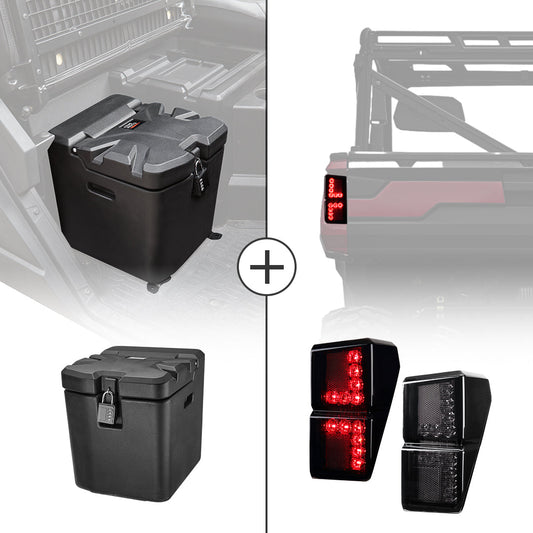 KEMIMOTO Polaris Ranger XP 1000 Under Seat Box Tail Light